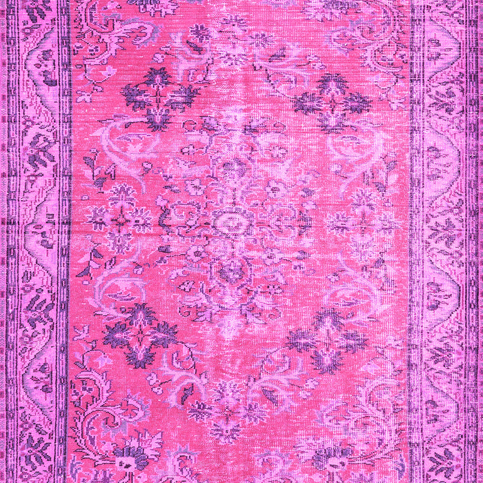 Machine Washable Persian Pink Traditional Rug, wshtr3620pnk