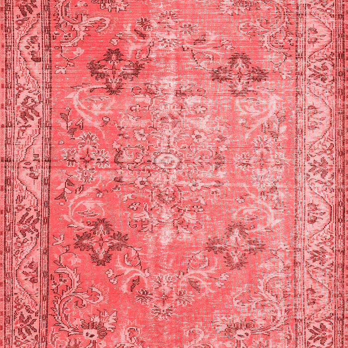 Machine Washable Persian Red Traditional Rug, wshtr3620red