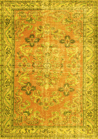 Persian Yellow Traditional Rug, tr3620yw