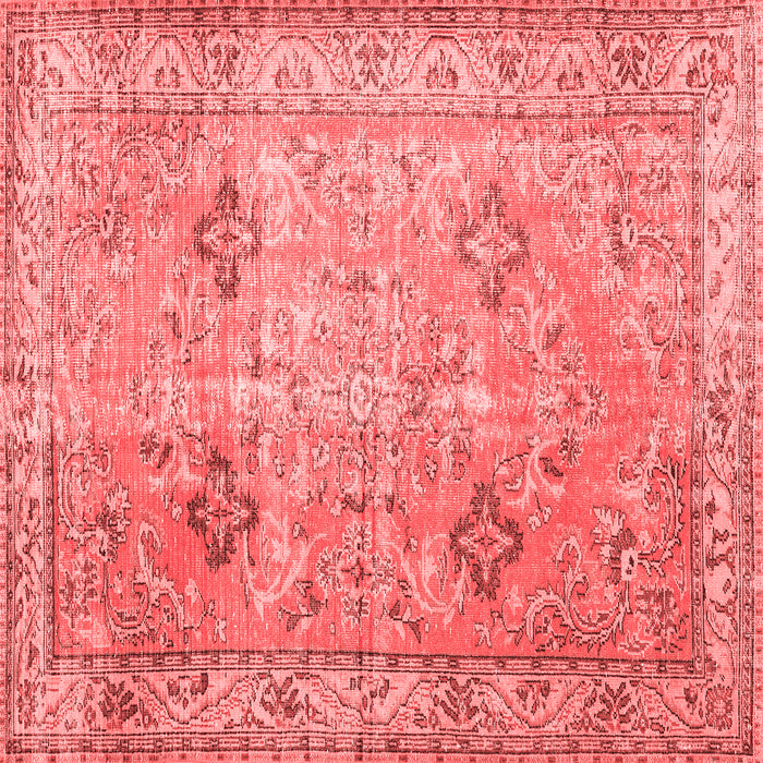 Machine Washable Persian Red Traditional Rug, wshtr3620red