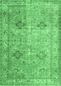 Persian Emerald Green Traditional Rug, tr3620emgrn