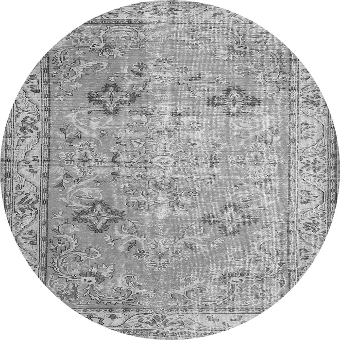 Machine Washable Persian Gray Traditional Rug, wshtr3620gry