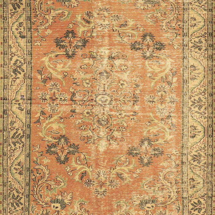 Machine Washable Persian Brown Traditional Rug, wshtr3620brn