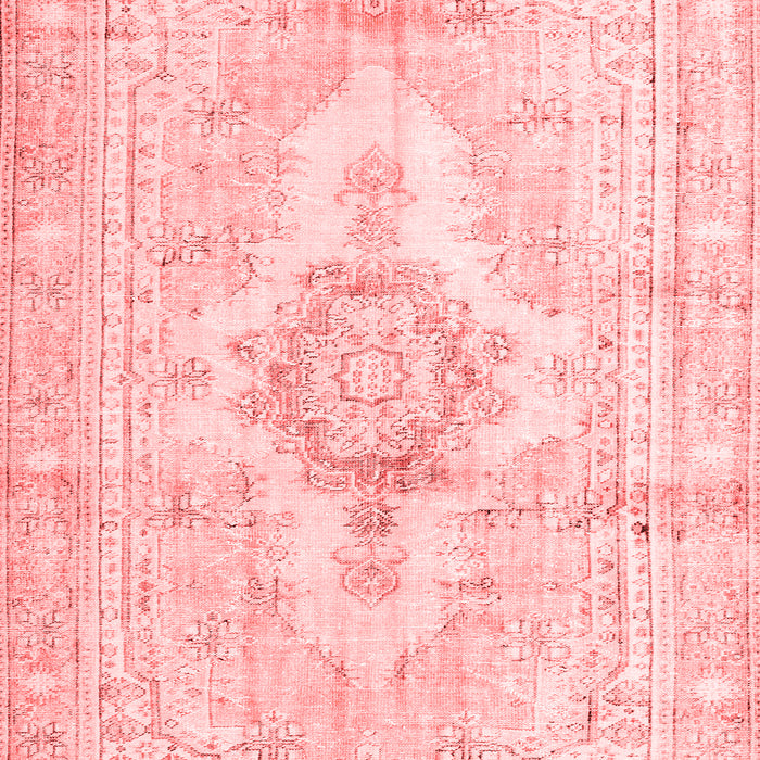 Machine Washable Persian Red Bohemian Rug, wshtr3621red