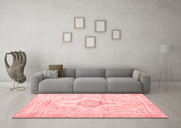 Bohemian Red Washable Rugs