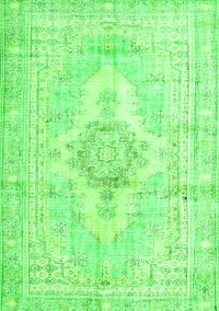 Persian Green Bohemian Rug, tr3621grn