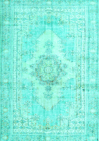 Persian Turquoise Bohemian Rug, tr3621turq