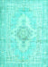 Persian Turquoise Bohemian Rug, tr3621turq