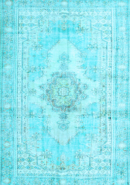 Persian Light Blue Bohemian Rug, tr3621lblu