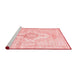 Bohemian Red Washable Rugs