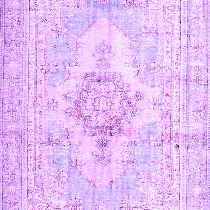 Machine Washable Persian Purple Bohemian Area Rugs, wshtr3621pur