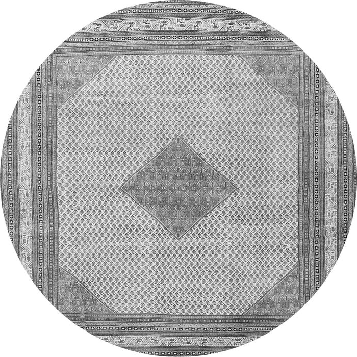 Square Persian Gray Traditional Rug, tr3622gry