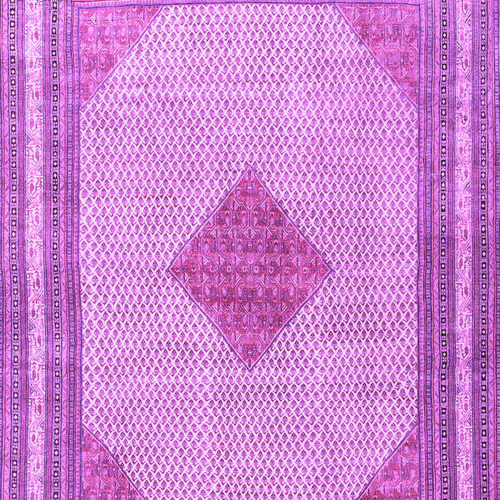 Machine Washable Persian Purple Traditional Area Rugs, wshtr3622pur