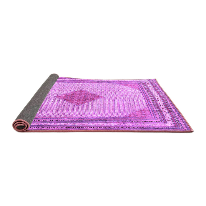 Sideview of Persian Purple Traditional Rug, tr3622pur