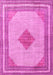 Machine Washable Persian Pink Traditional Rug, wshtr3622pnk