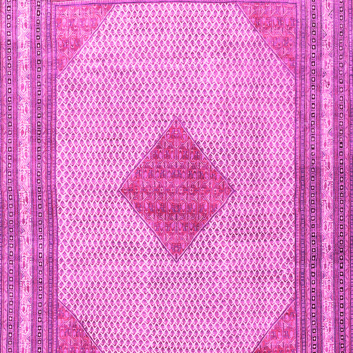 Machine Washable Persian Pink Traditional Rug, wshtr3622pnk