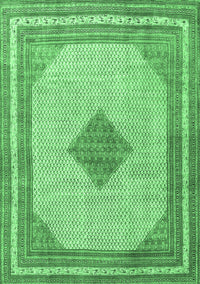 Persian Emerald Green Traditional Rug, tr3622emgrn