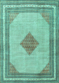 Persian Turquoise Traditional Rug, tr3622turq