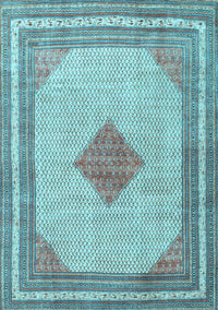 Persian Light Blue Traditional Rug, tr3622lblu