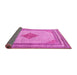 Sideview of Persian Pink Traditional Rug, tr3622pnk
