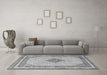 Machine Washable Persian Gray Traditional Rug in a Living Room,, wshtr3622gry