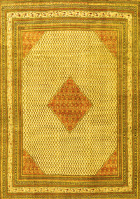 Persian Yellow Traditional Rug, tr3622yw