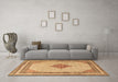 Machine Washable Persian Brown Traditional Rug in a Living Room,, wshtr3622brn