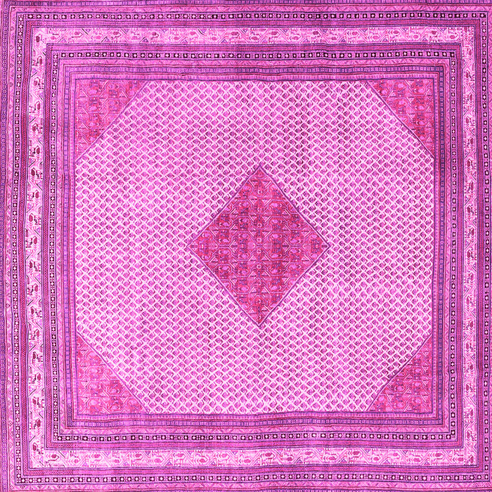 Square Persian Pink Traditional Rug, tr3622pnk