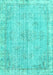 Persian Turquoise Bohemian Rug, tr3623turq