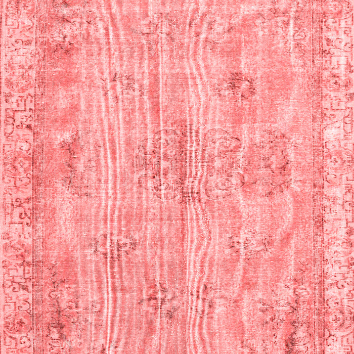 Machine Washable Persian Red Bohemian Rug, wshtr3623red