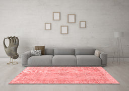 Bohemian Red Washable Rugs