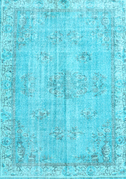 Persian Light Blue Bohemian Rug, tr3623lblu