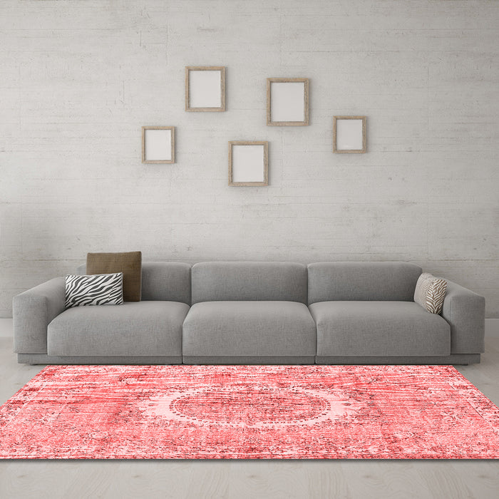Traditional Red Washable Rugs