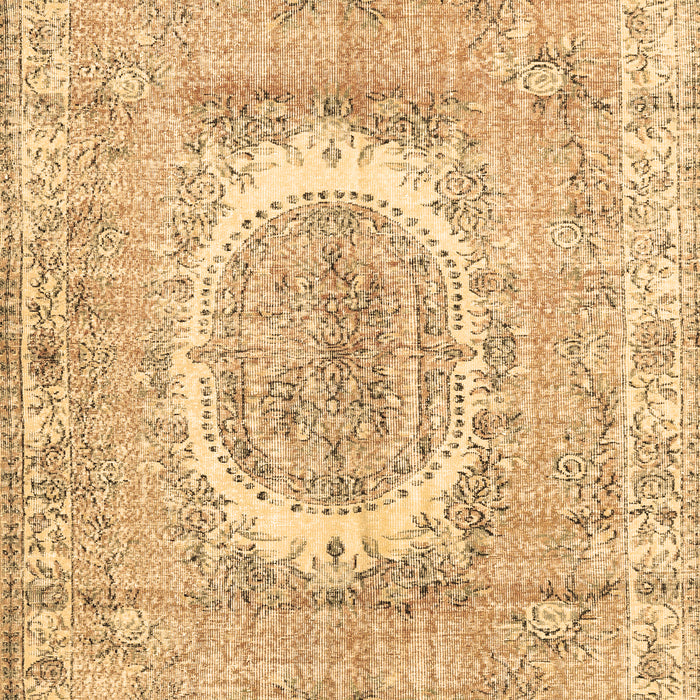 Machine Washable Persian Brown Traditional Rug, wshtr3624brn