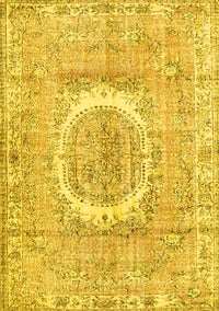 Persian Yellow Traditional Rug, tr3624yw