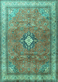 Persian Turquoise Traditional Rug, tr3625turq