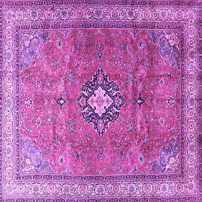 Square Persian Purple Traditional Rug, tr3625pur