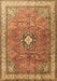 Machine Washable Persian Brown Traditional Rug, wshtr3625brn