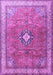 Machine Washable Persian Purple Traditional Area Rugs, wshtr3625pur