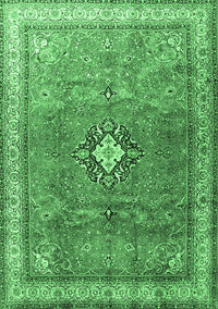Persian Emerald Green Traditional Rug, tr3625emgrn