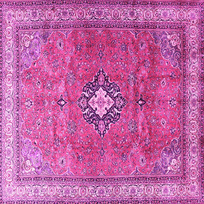 Square Persian Pink Traditional Rug, tr3625pnk