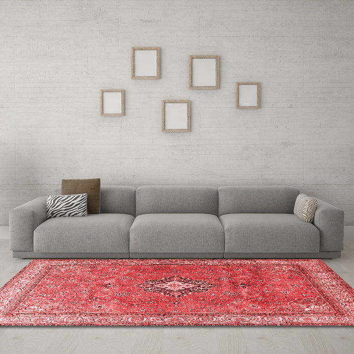 Traditional Red Washable Rugs