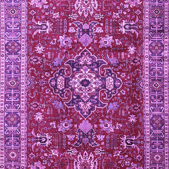 Machine Washable Persian Purple Traditional Area Rugs, wshtr3626pur