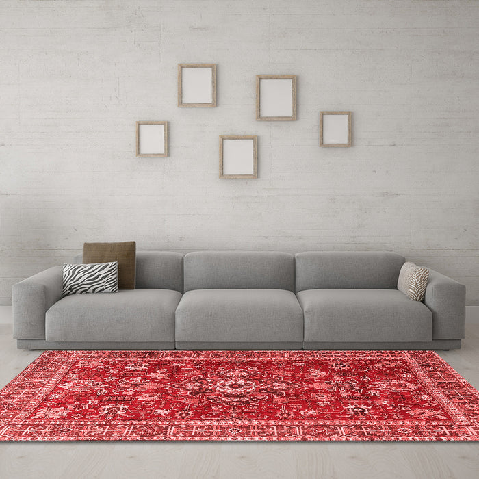 Traditional Red Washable Rugs