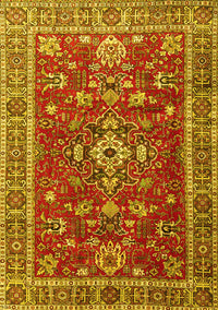 Persian Yellow Traditional Rug, tr3626yw