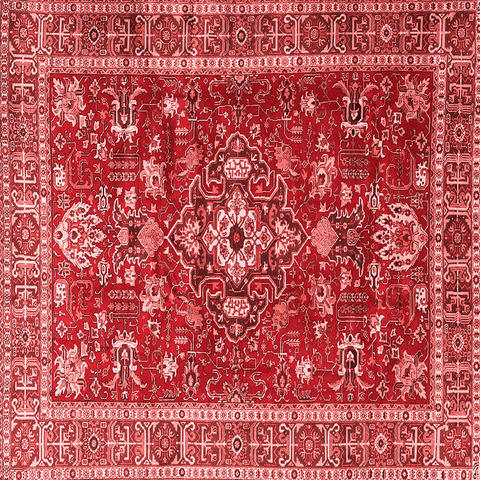 Machine Washable Persian Red Traditional Rug, wshtr3626red