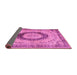 Sideview of Persian Pink Traditional Rug, tr3627pnk