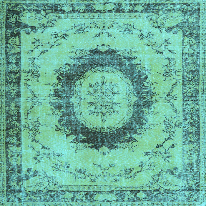 Square Persian Light Blue Traditional Rug, tr3627lblu