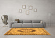 Machine Washable Persian Orange Traditional Area Rugs in a Living Room, wshtr3627org