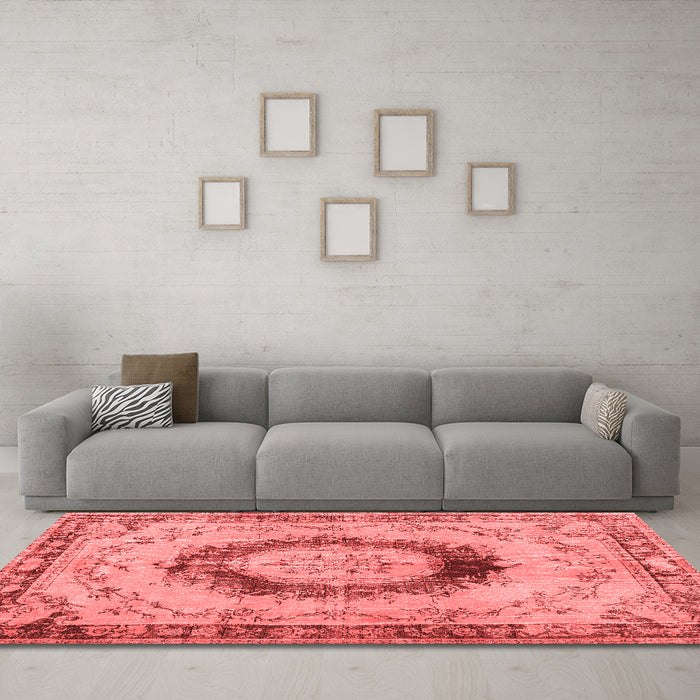 Traditional Red Washable Rugs